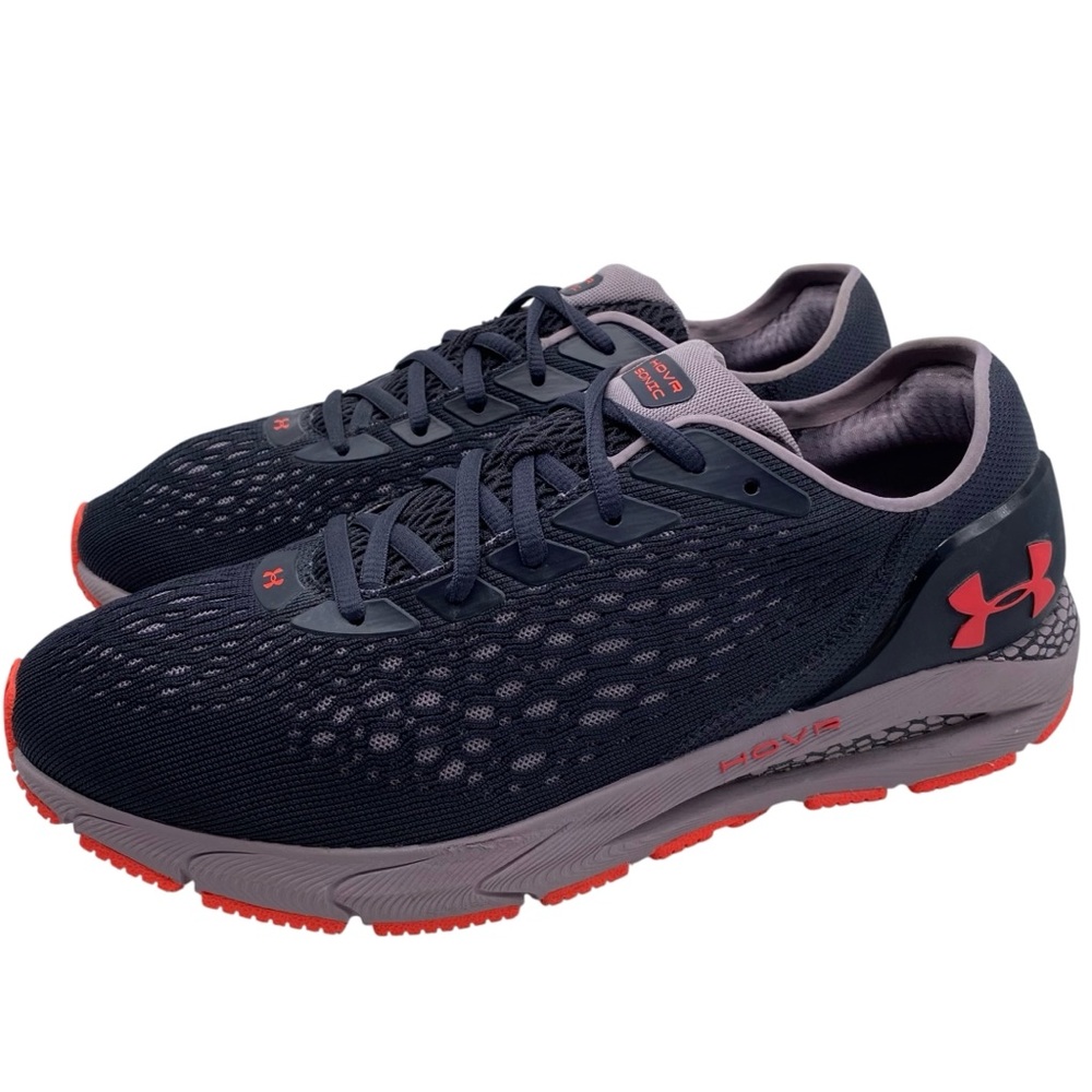 Under Armour Womens Shoes HOVR Sonic Running 12 Purple Orange Low Top Bluetooth